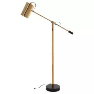 Mano Black & Gold Floor/Table Lamp Table