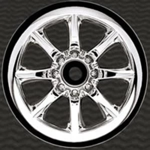 Pro-Line Agitator Chrome Front Truck Wheel For Traxxas Jato, Nitro Stampede And Nitro Rustler