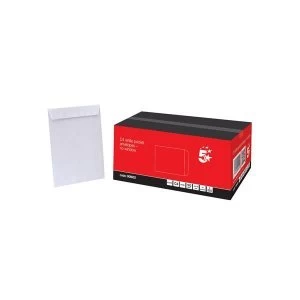 5 Star Office Envelopes C4 Pocket Peel and Seal 100gsm White Pack of 250