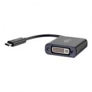 C2G USB C to DVI-D Video Converter - Black