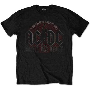 AC/DC - Hard As Rock v2 Mens XX-Large T-Shirt - Black