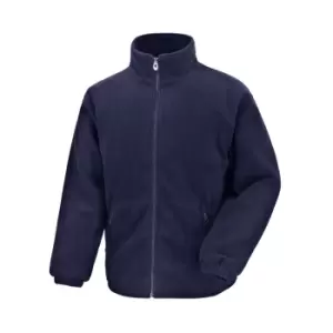 Result Core Mens Polartherm Fleece Jacket (M) (Navy Blue)