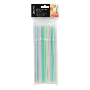 Chef Aid Biodegradable Straws Pack 75