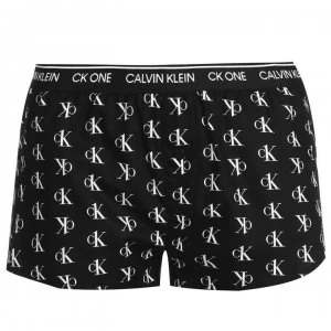 Calvin Klein One Woven Sleep Shorts - CK Print SL5
