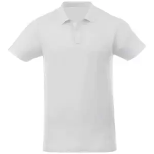 Elevate Liberty Mens Short Sleeve Polo Shirt (S) (White)