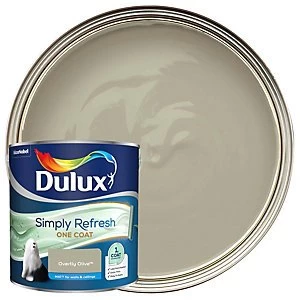 Dulux Simply Refresh One Coat Overtly Olive Matt Emulsion Paint 2.5L