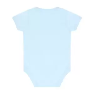 Larkwood Baby Boys/Girls Essential Short Sleeve Bodysuit (6-12 Months) (Pale Blue)