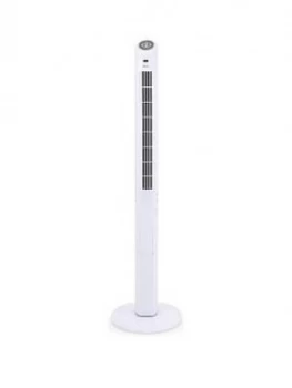 Xpelair Xpelair Xpp White Tower Fan With Remote Control & Oscillation
