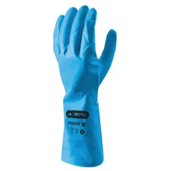 Frisco 95 Blue Nitrile Gloves - Size 8/M - Skytec