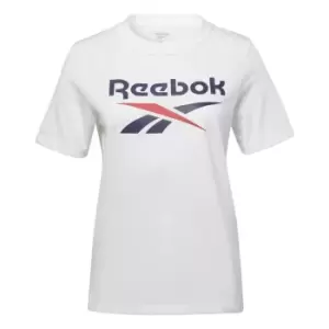 Reebok Big Logo W T Shirt Mens - White