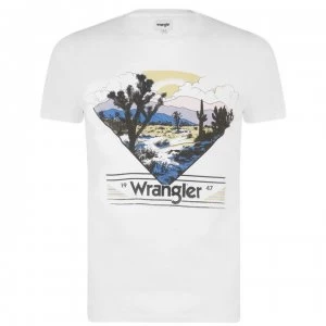 Wrangler Out West T Shirt - White