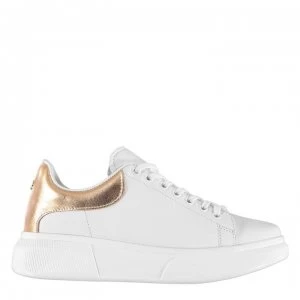 M by Moda Chunky Britt Trainers - WHITE/ROSE GOLD