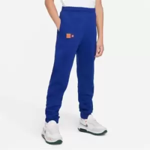 Nike Barcelona Big Kids Nike Fleece Soccer Pants - Blue