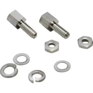 BKL Electronic 10120291 Mounting bolt Silver 8 Parts