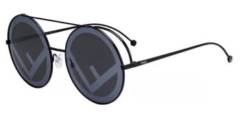 Fendi FF0285/S Sunglasses Black 807 63mm