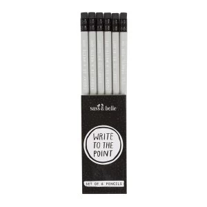 Sass & Belle (Set of 6) Write to the Point Pencils