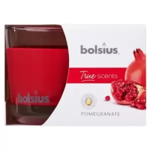 Bolsius Fragranced Candle In A Glass Pomegranate