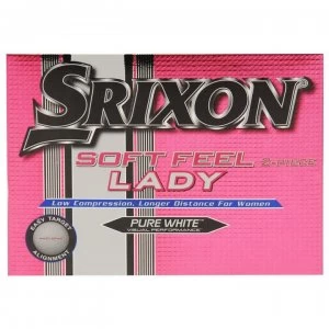 Srixon Soft Feel 12 Pack Ladies - White