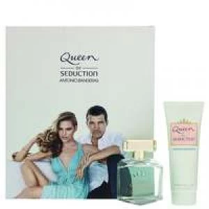 Antonio Banderas Queen of Seduction Gift Set 80ml Eau de Toilette + 75ml Body Lotion