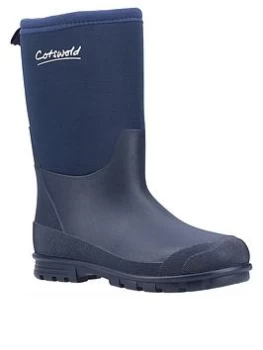 Cotswold Hilly Wellington Boot - Navy, Size 12 Younger