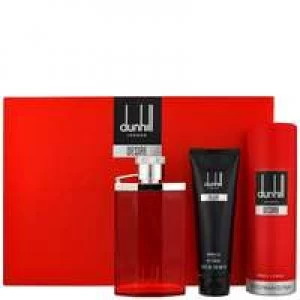 Dunhill Desire Red Eau de Toilette 100ml Body Spray 195ml Shower Gel 90ml Mens Gift Set