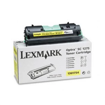 Lexmark 1361754 Yellow Laser Toner Ink Cartridge