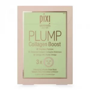 PIXI PLUMP Collagen Boost Sheet Mask (Pack of 3)