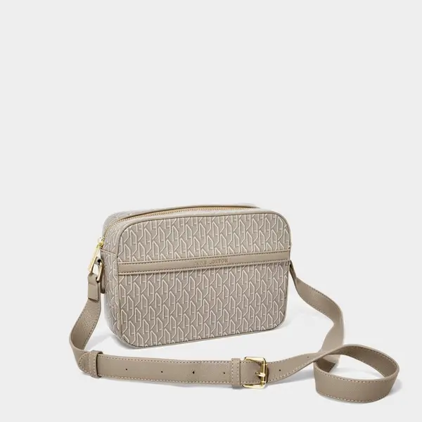 Katie Loxton Signature Crossbody Bag in Taupe KLB2741