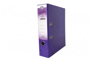 Concord IXL Lever Arch A4 File 70mm Purple (Pack of 10)