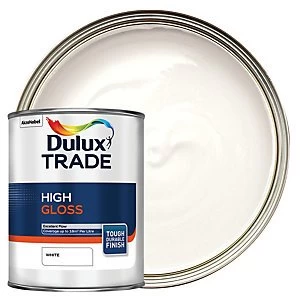 Dulux Trade High Gloss Paint - White 1L