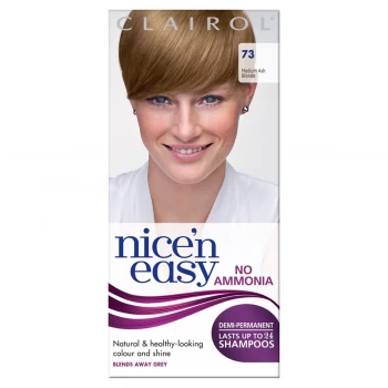 Clairol Nice'n Easy Medium Ash Blonde 73 Semi-Permanent Hair Dye