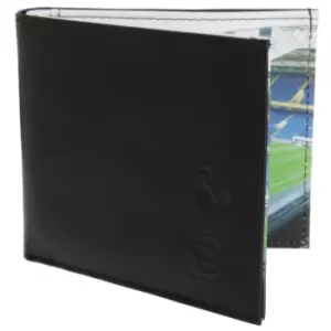Tottenham Hotspur FC Mens Official Football Stadium Leather Wallet (One Size) (Black)