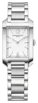 Baume & Mercier Hampton Rectangle Womens Stainless Watch