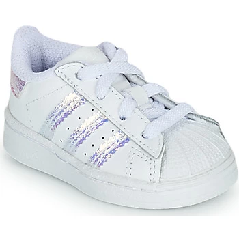 adidas SUPERSTAR EL I Girls Childrens Shoes Trainers in White