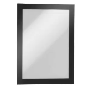 Durable DURAFRAME display frame, self adhesive, magnetic, for A5, Black frame, pack of 10