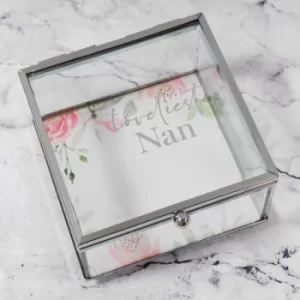 Loveliest Nan Glass Trinket Box