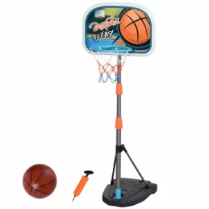Zesty Kids Adjustable Basketball Hoop Stand with Ball and Pump126 -158, none
