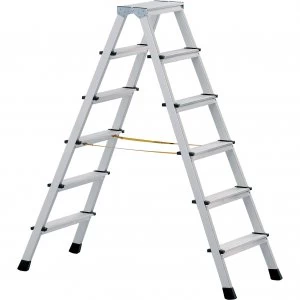 Zarges Anodised Double Sided Step Ladder 5