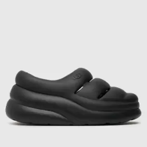 UGG Black Sport Yeah Clog Sandals