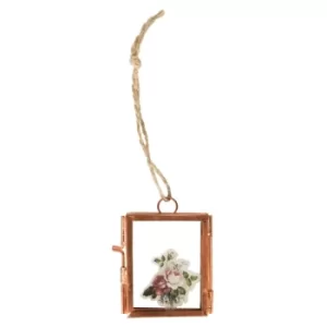 Sass & Belle Copper Finish Mini Hanging Photo Frame