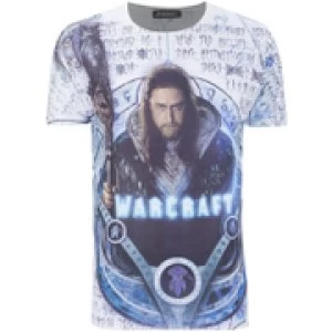 Warcraft Mens Anduin Lothar T-Shirt - White - XXL