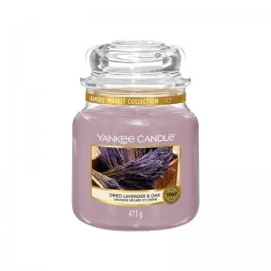 Yankee Candle Dried Lavender & Oak Medium Candle 411g