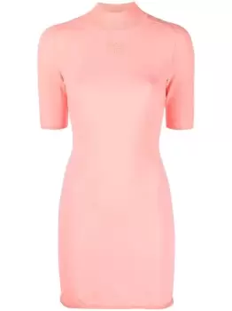 ALEXANDER WANG WOMEN Printed Logo Mini Dress Pink