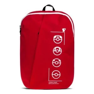 Pokemon - Technical Trainer Backpack - Red/Black