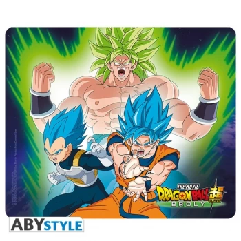 Dragon Ball Broly - Broly Vs Goku & Vegeta Mouse Mat