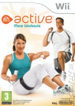 Active More Workouts Nintendo Wii Game