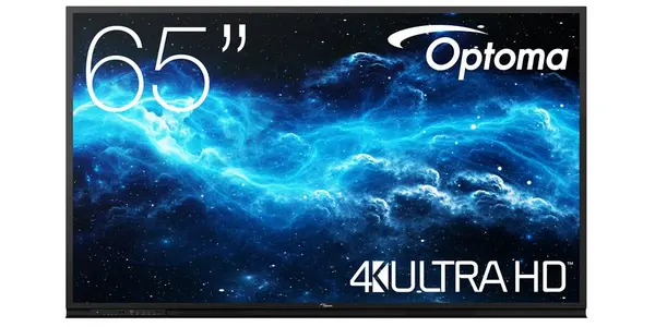 Optoma Optoma 3652RK Interactive flat panel 165.1cm (65") LED WiFi 400 cd/m 4K Ultra HD Black Touch Screen Android 11 H1F0H03BW101