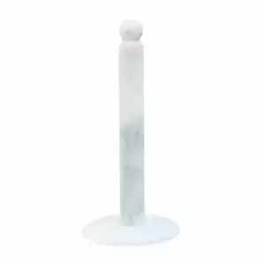 Interiors by PH Interiors By Premier Marble Kitchen Roll Holder - White