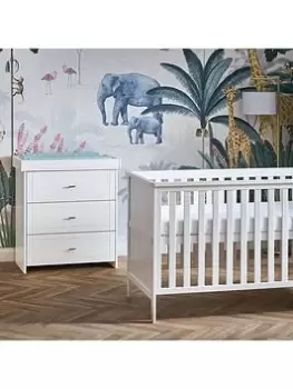 Obaby Evie 2 Piece Furniture Room Set - White