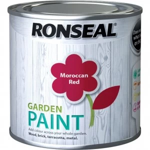 Ronseal General Purpose Garden Paint Moroccan Red 250ml